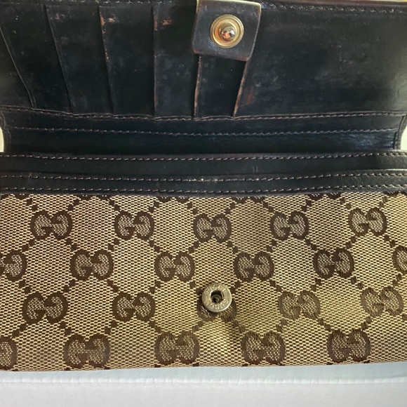 Gucci Authentic made in Italy Supreme Canvas Continental Long Wallet - Picture 3 of 10
